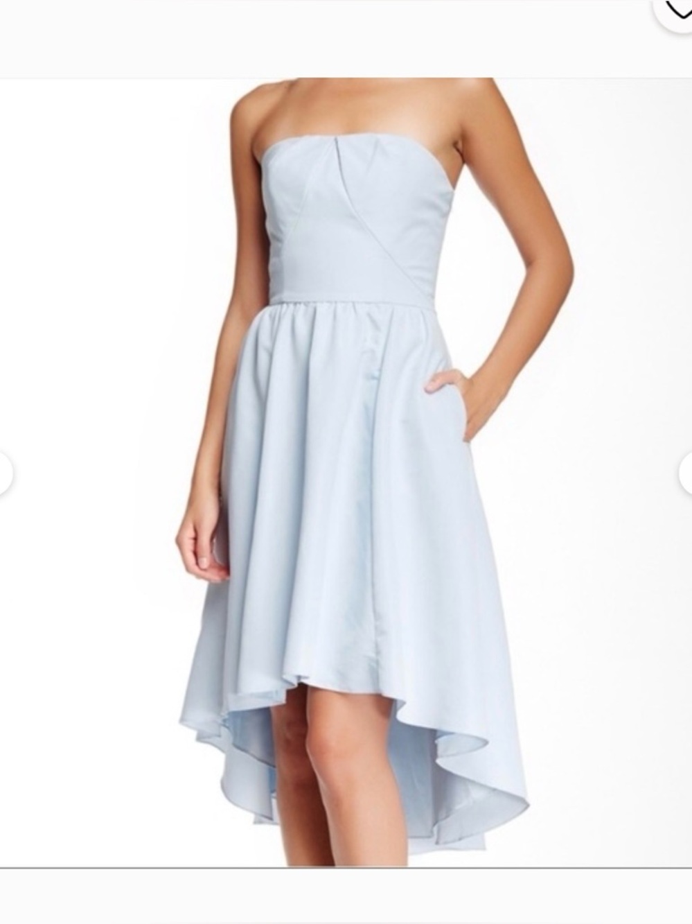 Ted Baker London Light Blue formal corset thin Strap formal dress Ted SZ 3 US 8
